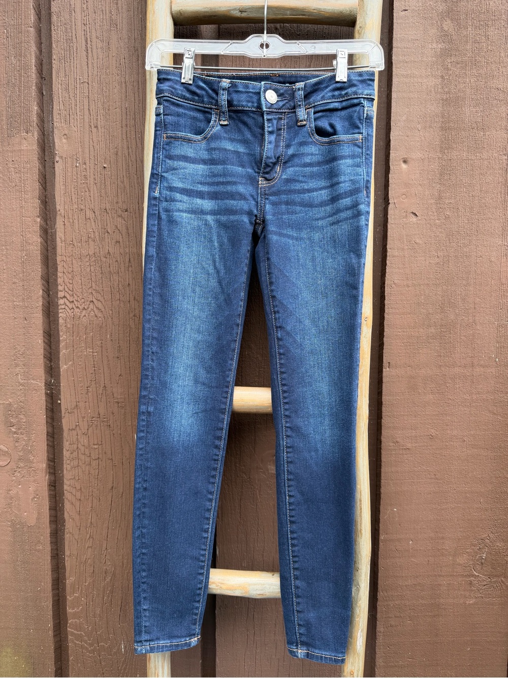 American Eagle Outfitters Indigo Washed Skinny Jeans Size 0S